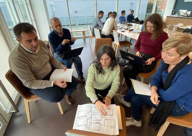 Sesión de trabajo con los expertos del proyecto en Bidart (FR)